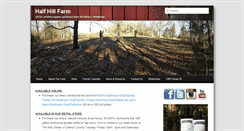 Desktop Screenshot of halfhillfarm.com